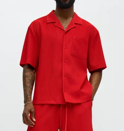 Show Up Short Sleeve Cuban Shirt